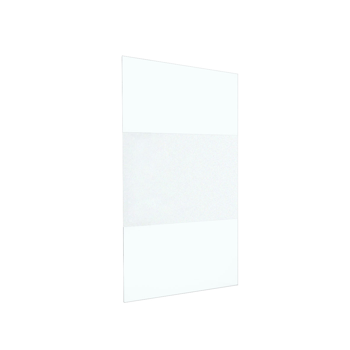 Paroi de douche verre sérigraphié 90cm - INVENTIV